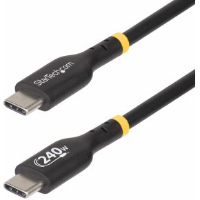 StarTech.com USB2EPR2M USB-kabel 2 m USB 2.0 USB C Zwart