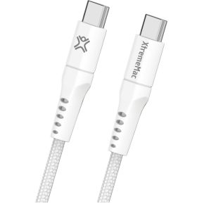 XtremeMac FlexiCable USB-C naar USB-C 1,5m wit