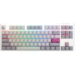 Ducky One 3 TKL Mist Grey toetsenbord USB Amerikaans Engels Grijs