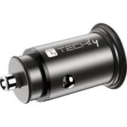 Techly-IUSB2-CAR5-AC38W-oplader-voor-mobiele-apparatuur-Universeel-Zwart-Sigarettenaansteker-Snel-op