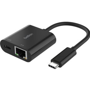 Belkin INC019BTBK laptop dock & poortreplicator Bedraad USB 3.2 Gen 1 (3.1 Gen 1) Type-C Zwart