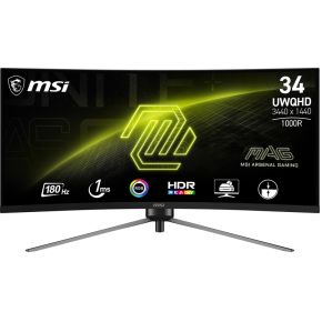 MSI MAG 345CQRDE computer monitor 86,4 cm (34 ) 3440 x 1440 Pixels UltraWide Dual Quad HD Zwart