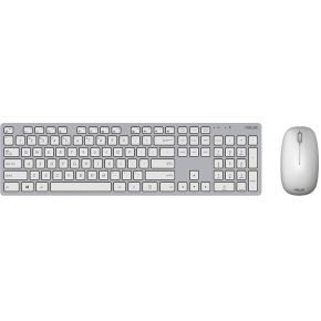 ASUS W5000 toetsenbord Inclusief muis RF Draadloos QWERTZ Duits Grijs, Wit