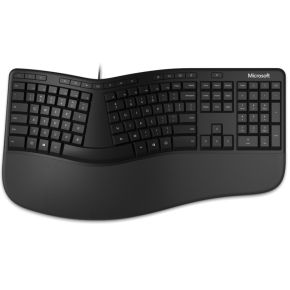 Microsoft Ergonomic toetsenbord - USB - AZERTY - Zwart