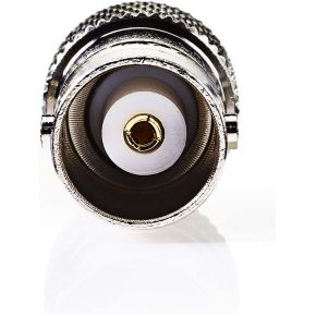 Nedis SMA-Adapter | SMA Male | BNC Female | Verguld | 50 Ohm | Recht | Koper | Goud | 2 Stuks | Doos