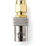 Nedis-SMA-Adapter-SMA-Male-BNC-Female-Verguld-50-Ohm-Recht-Koper-Goud-2-Stuks-Doos