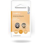 Nedis-SMA-Adapter-SMA-Male-BNC-Female-Verguld-50-Ohm-Recht-Koper-Goud-2-Stuks-Doos