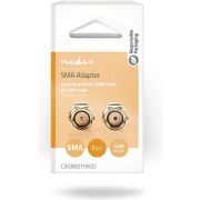 Nedis-SMA-Adapter-SMA-Male-Omgekeerde-Polariteit-SMA-Male-Verguld-50-Ohm-Recht-Koper-Goud-