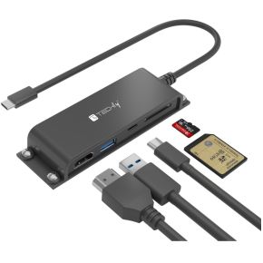 Techly IADAP-USBC-935 laptop dock & poortreplicator Bedraad