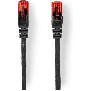 CAT6 Netwerkkabel | RJ45 Male | RJ45 Male | U/UTP | 20.0 m | Buitenshuis | Rond | PE | Zwart | Label