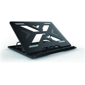 Conceptronic ERGO Laptop Cooling Stand 39,6 cm (15.6 ) Notebookstandaard Zwart