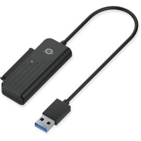 Conceptronic ABBY01B kabeladapter/verloopstukje USB A SATA Zwart