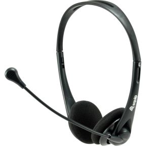 Equip 245305 hoofdtelefoon/headset Hoofdband USB Type-A Zwart