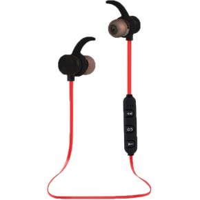 Esperanza EH186K hoofdtelefoon/headset In-ear Bluetooth Zwart, Rood