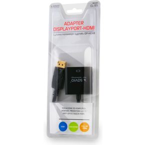 Savio CL-55 tussenstuk voor kabels DP HDMI A Zwart