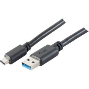 S-Conn 77141-1.8 USB-kabel 1,8 m USB 3.2 Gen 1 (3.1 Gen 1) USB C USB A Zwart