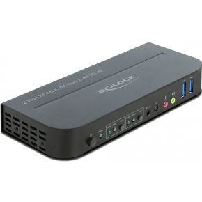Delock 11481 HDMI KVM-switch 4K 60 Hz met USB 3.0 en audio