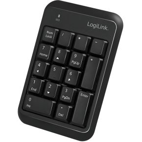 LogiLink ID0201 numeriek toetsenbord Notebook Bluetooth Zwart