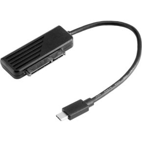 Akasa AK-AU3-06BK tussenstuk voor kabels USB 3.1 C SATA Zwart