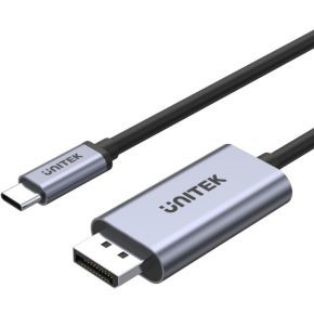 UNITEK V1409A tussenstuk voor kabels USB-C DisplayPort Zwart, Grijs
