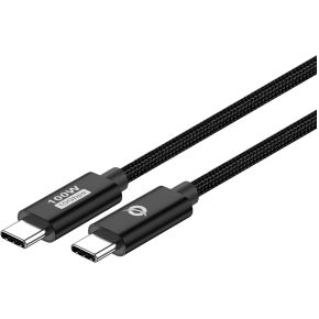 Conceptronic ETTA02B12 USB-kabel 1,2 m USB 3.2 Gen 2 (3.1 Gen 2) USB C Zwart