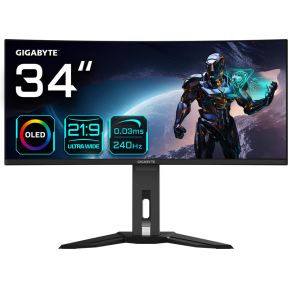 Gigabyte MO34WQC2 34 Wide Quad HD 240Hz OLED Gaming monitor