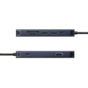 Targus-HD4004GL-laptop-dock-poortreplicator-USB-Type-C-Blauw