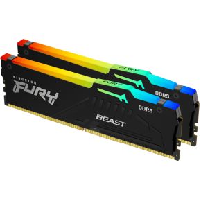 Kingston Technology FURY Beast 16GB 6000MT/s DDR5 CL30 DIMM (Kit van 2) RGB XMP