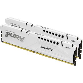 Kingston Technology FURY Beast 32GB 6000MT/s DDR5 CL30 DIMM (Kit of 2) White EXPO