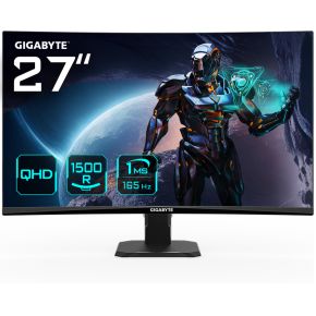 GIGABYTE GS27QC computer monitor 68,6 cm (27 ) 2560 x 1440 Pixels Quad HD LCD Zwart