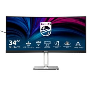 Philips 5000 series 34B2U5600C/00 computer monitor 86,4 cm (34 ) 3440 x 1440 Pixels Dual QHD LCD Gri