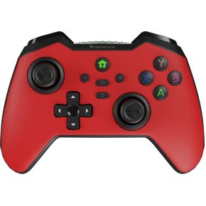 GENESIS - MANGAN 400- GAMEPAD - DRAADLOOS - PC/Switch/MOBIEL - ROOD