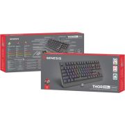 GENESIS-Thor-230-TKL-Gamen-USB-RF-Wireless-Bluetooth-QWERTY-Amerikaans-Engels-Grijs-toetsenbord