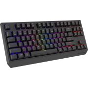 GENESIS-Thor-230-TKL-Gamen-USB-RF-Wireless-Bluetooth-QWERTY-Amerikaans-Engels-Grijs-toetsenbord