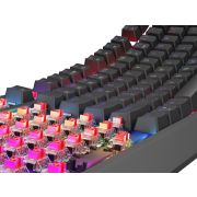 GENESIS-Thor-230-TKL-Gamen-USB-RF-Wireless-Bluetooth-QWERTY-Amerikaans-Engels-Grijs-toetsenbord