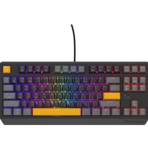 GENESIS Thor 230 TKL toetsenbord Gamen USB QWERTY Amerikaans Engels Grijs