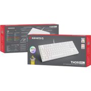 GENESIS-Thor-404-TKL-Gamen-USB-QWERTY-Amerikaans-Engels-Wit-toetsenbord