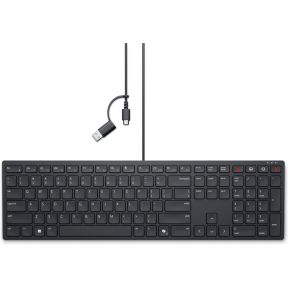 DELL KB525C toetsenbord Kantoor USB QWERTY US International Zwart