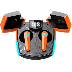 Canyon GTWS-2 Headset Draadloos oorhaak Gamen USB Type-C Bluetooth Oplaadhouder Oranje