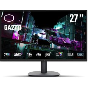 Cooler Master GA2711 - 27 Inch IPS Gaming Monitor - 100Hz - 1ms MPRT and 4ms GtG - QHD (2560x1440) Adaptive Sync - Low Blue Light - Anti Flicker