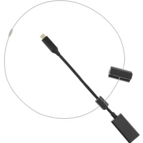 Deltaco HDMI-AR11 Adapter Ring - HDMI 4K naar USB-C - Zwart