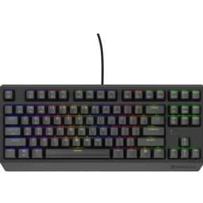 GENESIS Thor 230 TKL toetsenbord Gamen USB QWERTY Amerikaans Engels Zwart