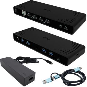 I-tec Universal Dual 4K Display Docking Station + Power Delivery 85W