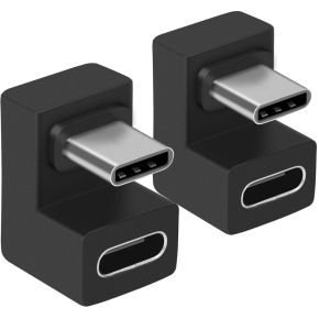 Equip 133476 tussenstuk voor kabels USB C Zwart