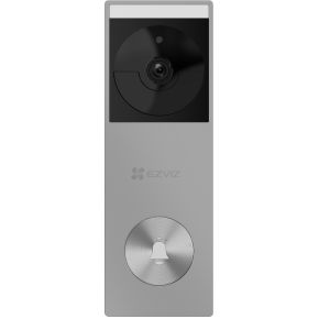 Ezviz HP3 Pro Deurbel - 2K - Oplaadbare batterij - Kleur nachtzicht - IP65 - Zonnepaneel - 32GB eMMC opslag - Tweeweg audio - Batterij of bedrade installatie - Zilver