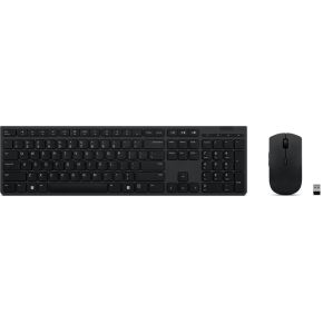 Lenovo 4X31K03934 toetsenbord Inclusief muis Kantoor RF-draadloos + Bluetooth Belgisch, Frans Grijs