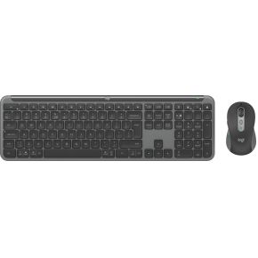 Logitech MK950 Signature Slim Combo - Draadloos Toetsenbord en Muis - US international - Qwerty - Graphite