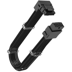 Przedłużacz Akasa G-Nexus PX16, adapter 12+4-pin 12VHPWR, 30cm, 90°