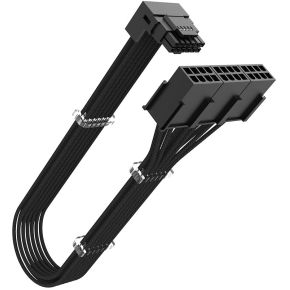 Adapter Akasa G-Nexus PX24, 16-pin na 3x 8-pin, przejściówka 12VHPWR, 30cm, 90°