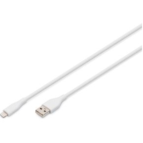 Digitus AK-600108-005-W Lightning-kabel 0,5 m Wit